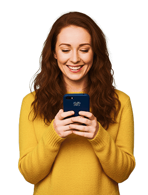 Woman with phone